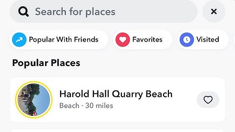 How to find places and events on the snap map on Snapchat