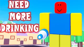 NEED MORE DRINKING *How to get ALL Endings and Badges* Roblox