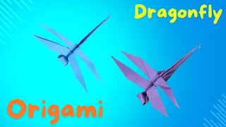 Easy Origami Dragonfly - Paper Dragonfly Tutorial