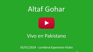5a de januaro 2024 – Prelego de Altaf Gohar