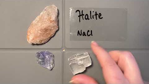 Minerals : Halides - Halite