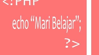 tutorial php variabel string dan integer #3