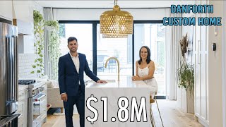 Touring inside a custom built $1.8M Custom Danforth Home