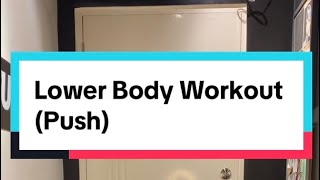 Lower Body Workout naman tayo ! #workout #fitness #exercise #homegym #homeworkout #doorgym