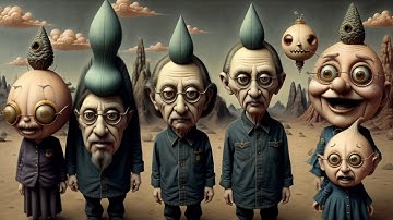 Trippy AI-Generated Journey Through a Surreal landscape (4K)