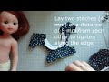 Tutorial Sewing Dress for Dolls Paola Reina 13"