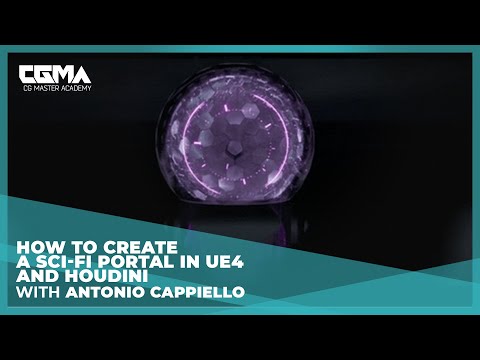 How to Create a Sci-Fi Portal in UE4 and Houdini | Antonio Cappiello