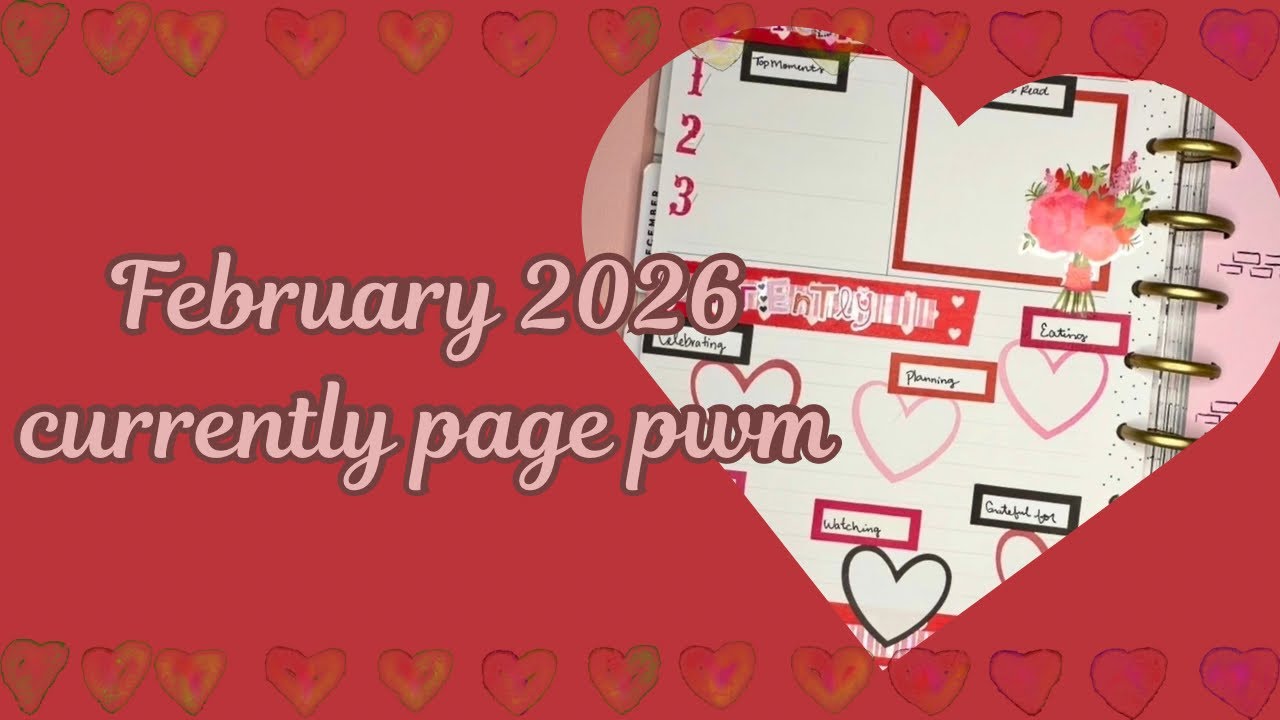 February 2026 Currently / Happy Planner Classic 
