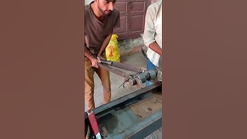 Making Grass Cutting Linar Machine Spring by hand on lathe #shorts #spring #satisfyingvideo