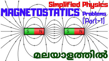 Magnetostatics problems discussed in Malayalam-Part 1