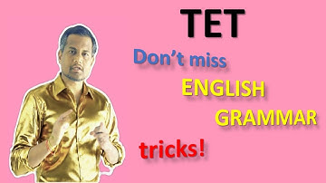 TET ENGLISH CLASS | @mrajesha8994 #tet #tetexam #englishclass #kartet #kartet #english #viral