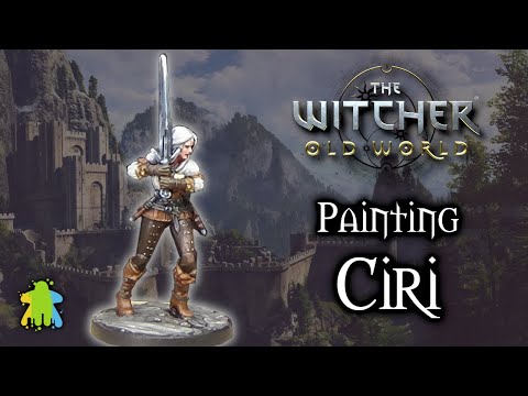 Painting CIRI from The Witcher: Old World