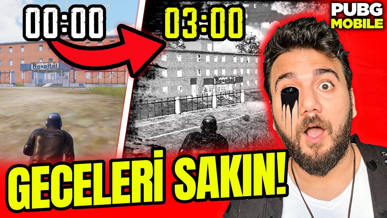 GECE SAAT 03:00'da SAKIN PUBG MOBİLE OYNAMAYIN!