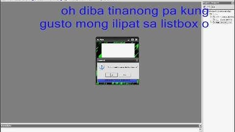 VB 6.0 Login form, Loading form. using buttons, textbox and list box.