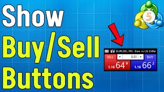 How to Show Buy/Sell Buttons on MetaTrader 5 (MT5) - Simple Tutorial Net Worth