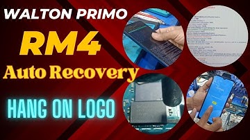 Walton Primo RM4 Auto Recovery / Hang On Logo/ Dead Solution