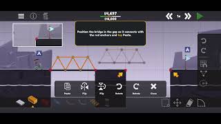 How to play Poly Bridge 3 Level 1 #gameplay #polybridge3 