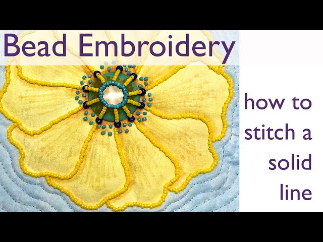 Embroidery with Beads – Thread Follow-Up! –