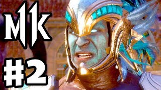 Mortal Kombat 11 - Gameplay Walkthrough Part 2 - Chapter 2: Timequake - Kotal Khan! (MK11 PS4)