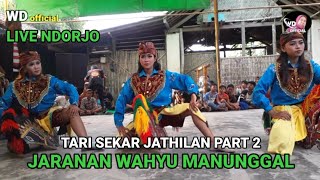 TARI SEKAR JATHILAN PUTRI JARANAN WAHYU MANUNGGAL LIVE NDORJO GUMUKMAS PART 2