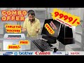 HP Monitor and Lenovo CPU first time computer set with special offer and Samsung printer is free