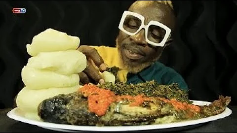 Watch Omonla Eat Fufu, Efo Riro (Spinach Soup), & Spicy Tilapia Fish -  ASMR | Mukbang (No Talking)