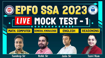 EPFO SSA 2023 | MOCK TEST - 1 | Civilstap