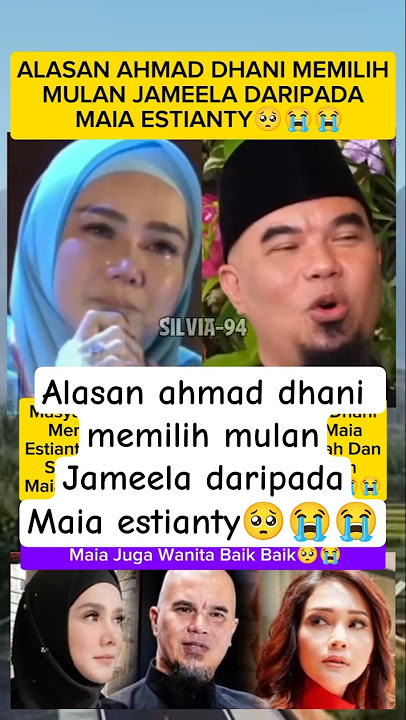alasan ahmad dhani memilih mulan jameela #ahmaddani #mulanjameela