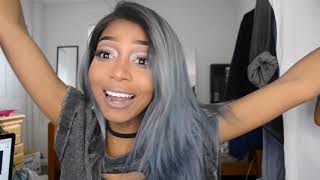 Blue  Titanium  Silver Hair AMAZINGNESSSSSSSS     WITH ION COLOR BRILLIANCE!