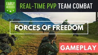 FORCES OF FREEDOM - GAMEPLAY ANDROID, 5V5 ONLINE MULTIPLAYER #1 screenshot 2