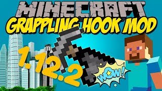 Мод на Minecraft 1.12.2 || (Grappling Hook) Давайте наберём 100 подписчиков?