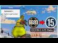 Salty Rank 6680 With a Million KD Threatens To Boot My Level 15 Offline in gta online