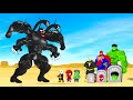 Rescue HULK &amp; SPIDERMAN, BLACK ADAM vs Evolution Of GIANT - VENOM : Who Is The King Of Super Heroes?