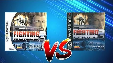 Fighting Force 2 Dreamcast VS PlayStation #Sega #Retro #PS1