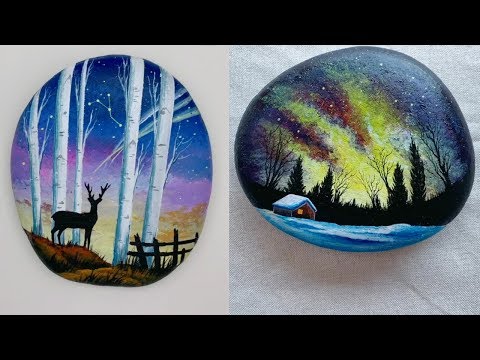 Stunning cool paintings ideas 80 Cool Rock Painting Ideas Fun Crafts Cradiori