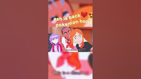 Ash is back ❤️😍😱 Pokemon horizon #ash #pokemon #trending