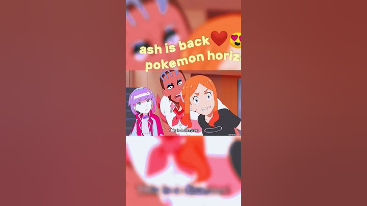 Ash is back ❤️😍😱 Pokemon horizon #ash #pokemon #trending