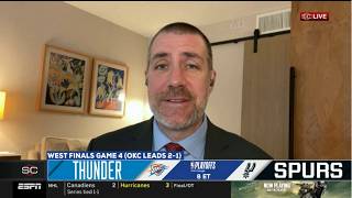 Tim MacMahon reacts to Spurs make huge change to starting lineup vs. Thunder tonight: De'Aaron Fox