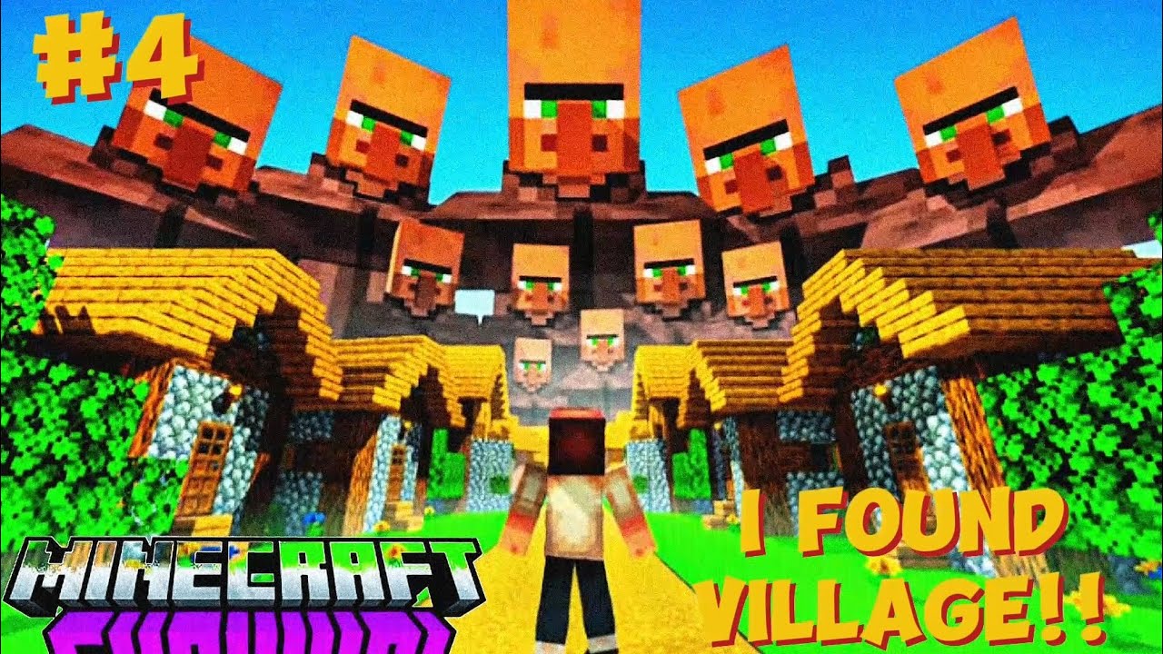 I found a Village in Minecraft Survival series #techerdon - YouTube