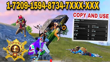 SENSITIVITY FOR NON GYRO PLAYER🔥🔥 BGMI NON GYRO SENSITIVITY CODE COPY AND USE PUBG MOBILE