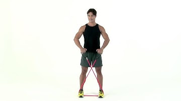 Remada Alta com Elástico