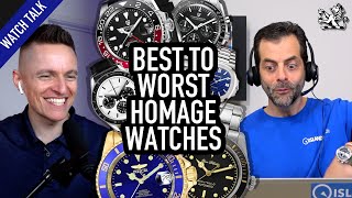 Homage Watch Brands Ranked Best To Worst: Pagani, San Martin, Islander, WMT, Seiko, Steinhart &amp; More