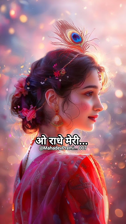 O Radhe Meri meri maharani Har ved ki tum hi Kahani ho #status #krisna #radhakrisna #Shorts