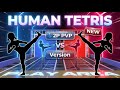 HUMAN TETRIS 2 Players PVP Co op version Interactive HUMAN TETRIS 2 Players PVP Co op version Interactive