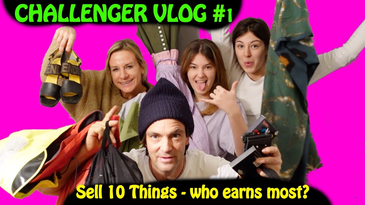 Simplify your life – Sell 10 Things – who earns most? (TSF Challenger Vlog #1)