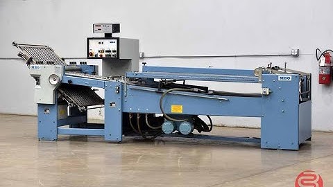 1997 MBO B30 Continuous Feed Paper Folder