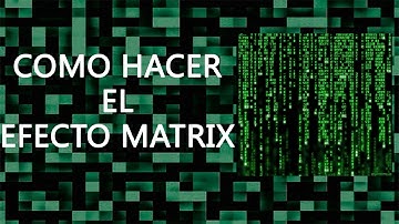 Como hacer efecto Matrix en CMD