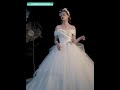 Robedumariage| Vintage wedding dress off-the-shoulder Robe de mariée rétro romantique