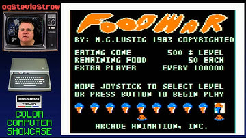 Foodwar - 1983 - TRS-80 Color Computer Game