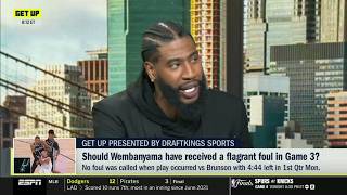 GET UP | "NBA is protecting Wemby" - Iman Shumpert on Wembanyama should have been suspended